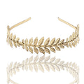 European And American Leaf Headband Hairband Baroque Bridal Jewelry