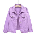 Women’s Spring Denim Jacket – Lightweight Cotton in 6 Colours