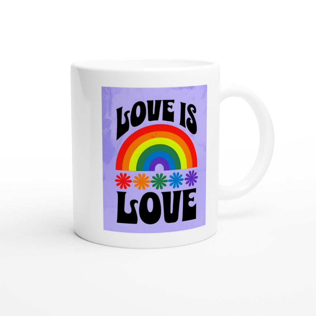 Love Is Love Mug – Colorful LGBTQ+ Pride Coffee Cup