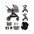 Kinderkraft Esme 3-in-1 Travel System with Mink Pro Car Seat - Sand Beige