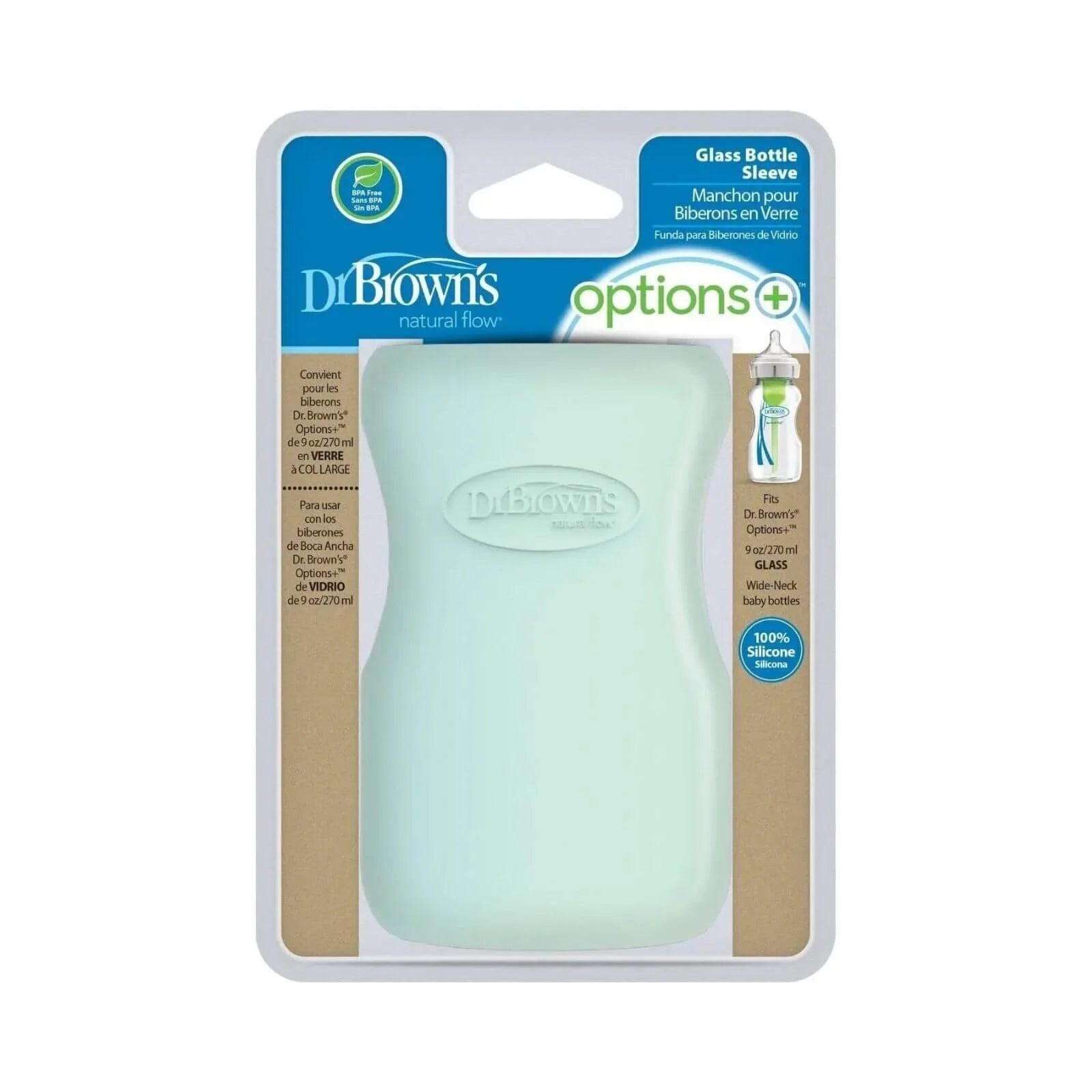 Dr. Brown's Options Glass Bottle Sleeve 270ml