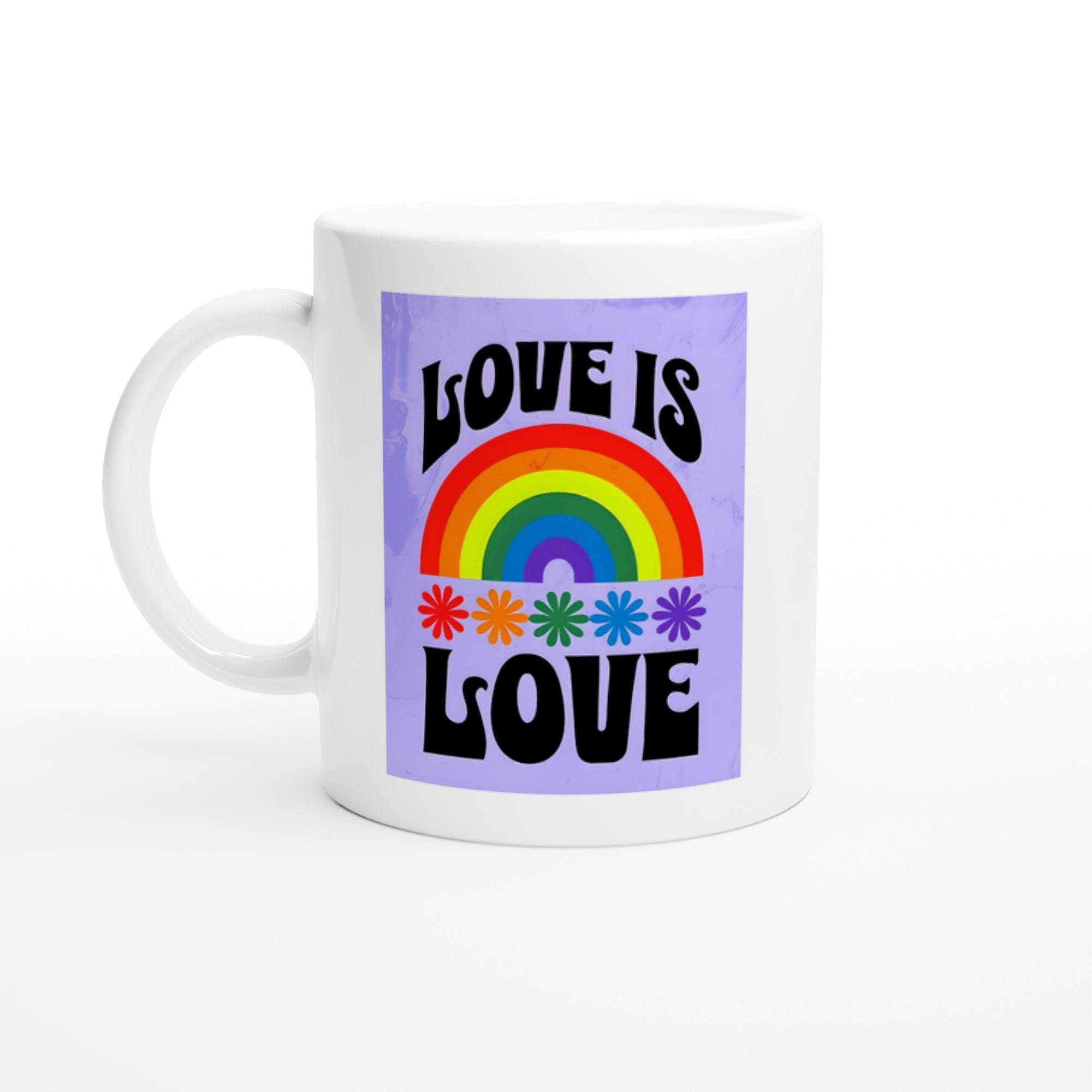 Love Is Love Mug – Colorful LGBTQ+ Pride Coffee Cup