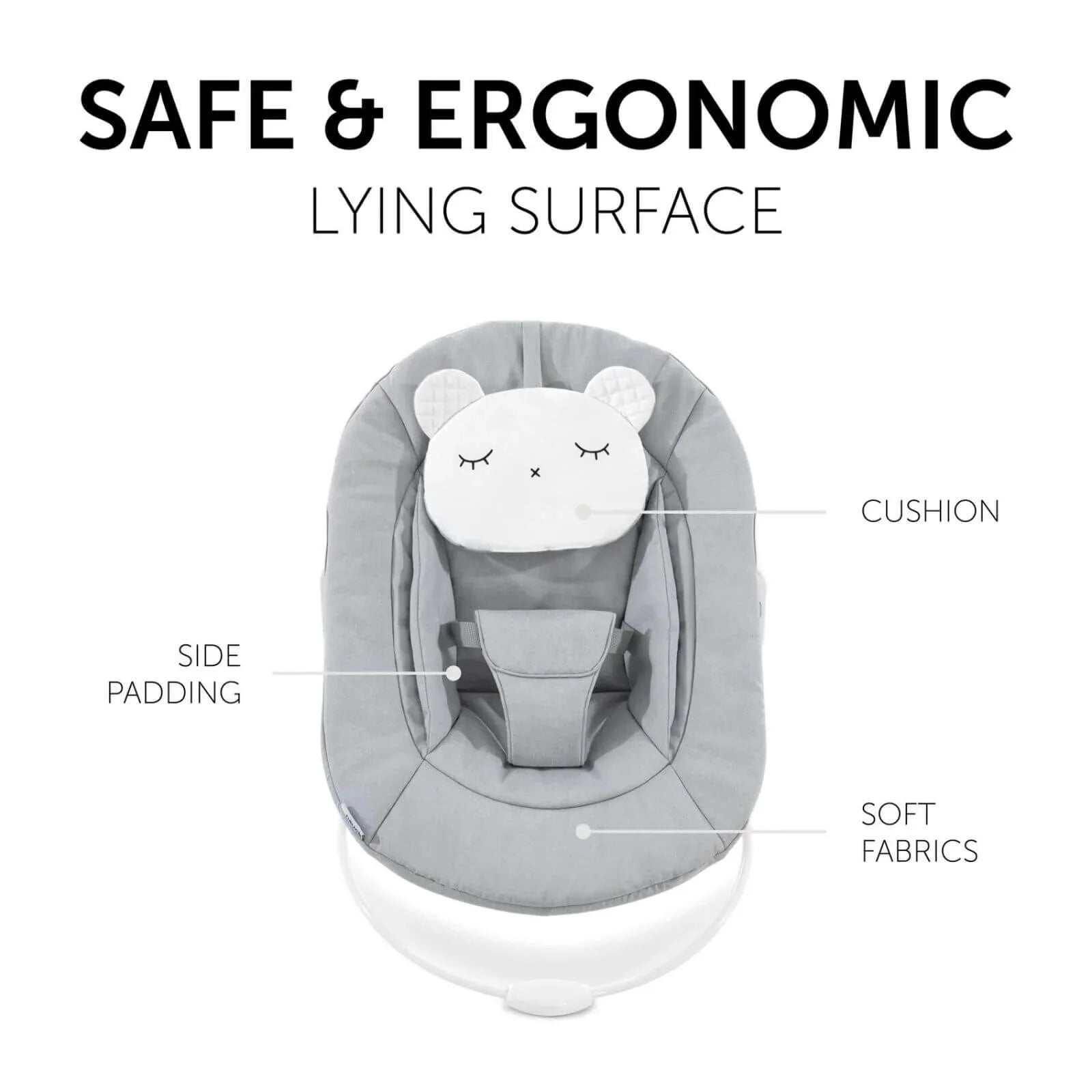 Hauck Alpha Bouncer 2-in-1 - Light Grey