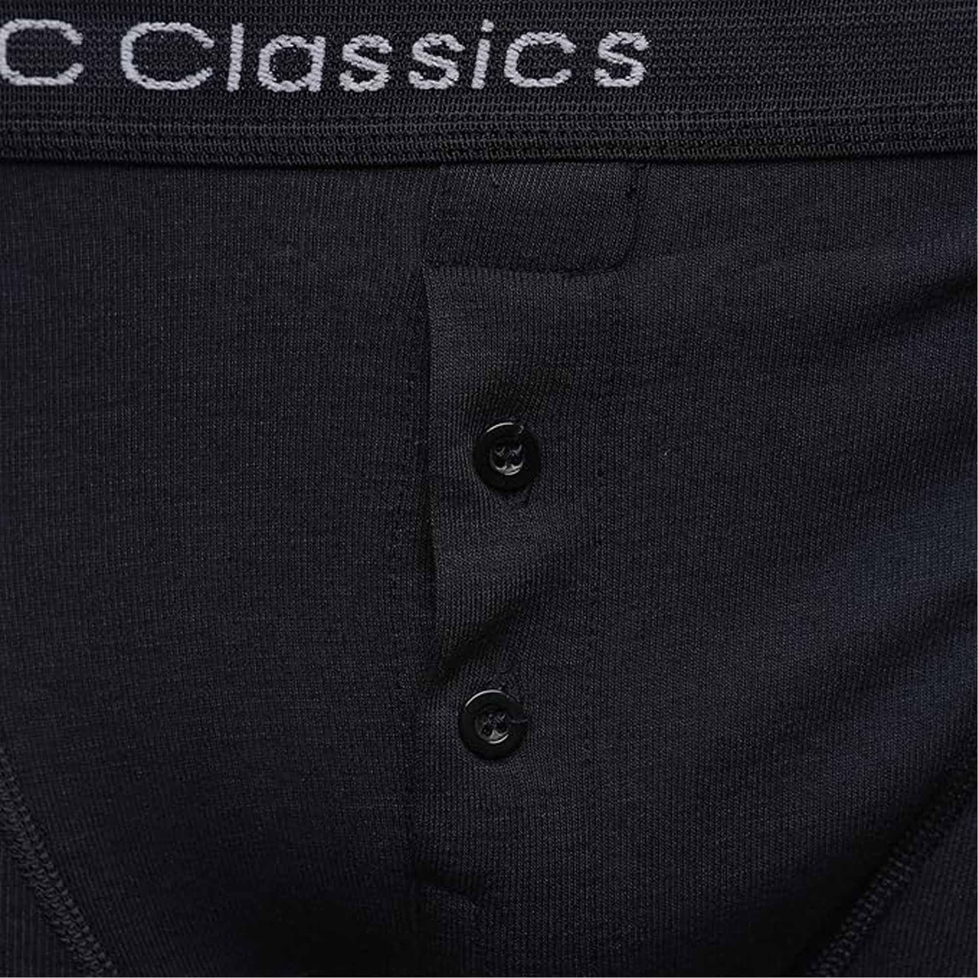6 Pack Boys Boxer Shorts Cotton Rich Black Moisture-Wicking Button Fly Elasticated Breathable Underwear for Active Kids by Sock Stack