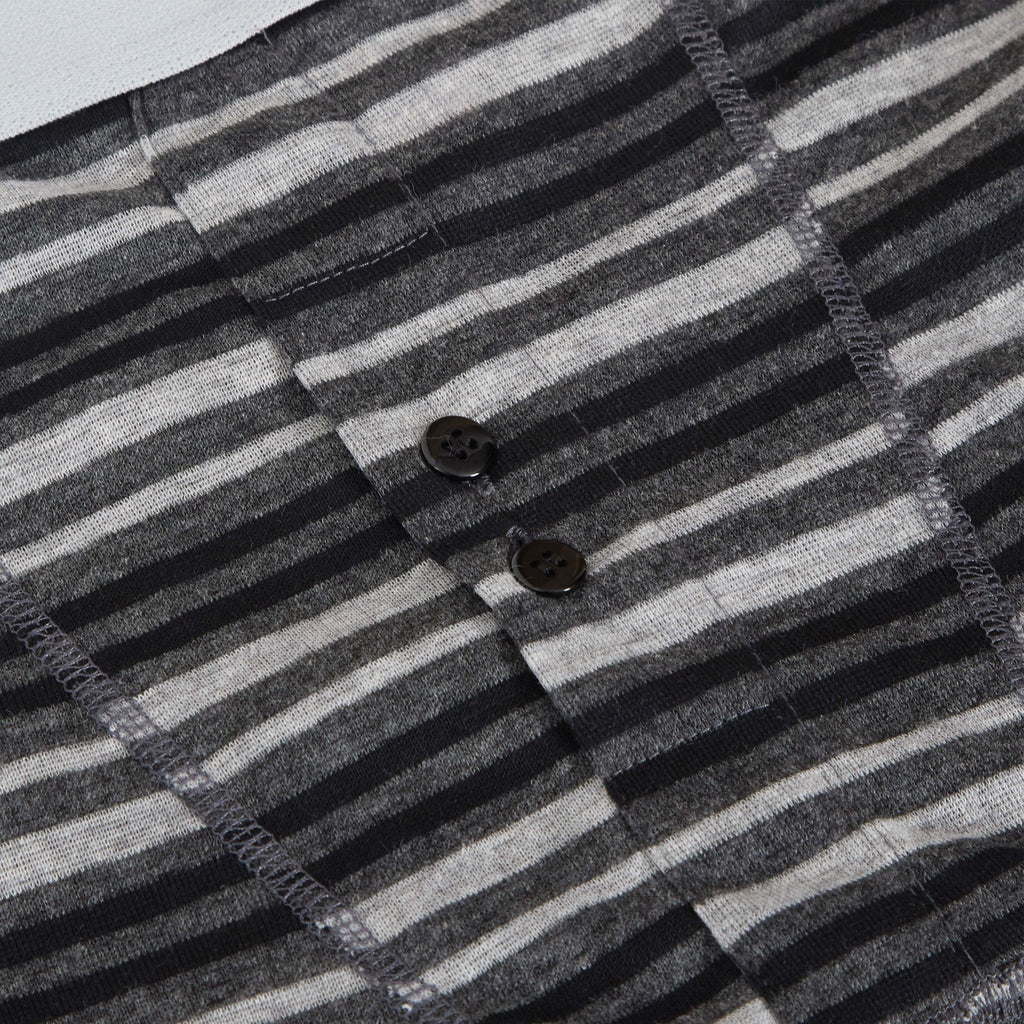 6 Pack Striped Black Grey Cotton Stretch Boxer Shorts Menswear Classic Activewear Breathable Soft and Durable Underwear for Men by Sock Stack
