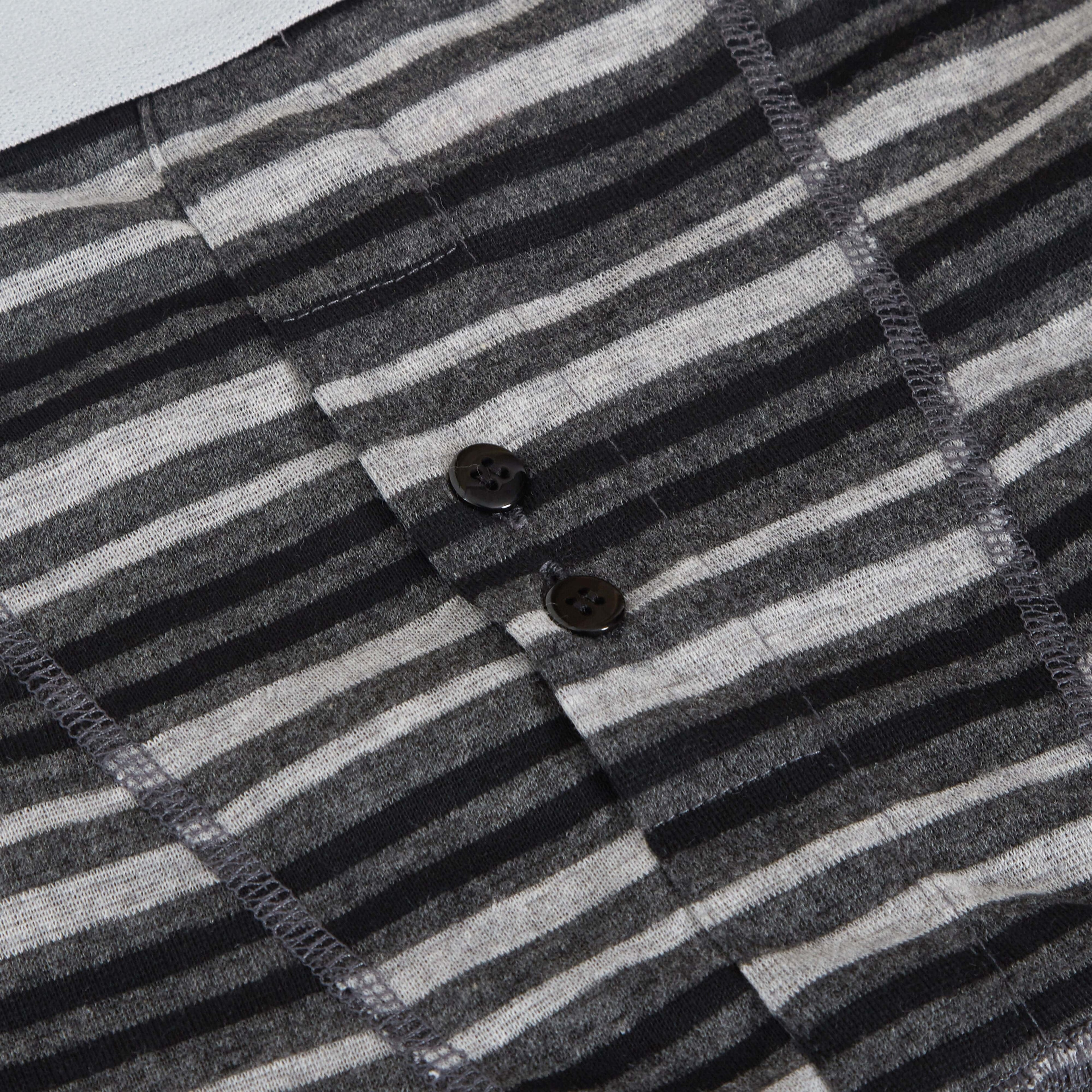 6 Pack Striped Black Grey Cotton Stretch Boxer Shorts Menswear Classic Activewear Breathable Soft and Durable Underwear for Men by Sock Stack
