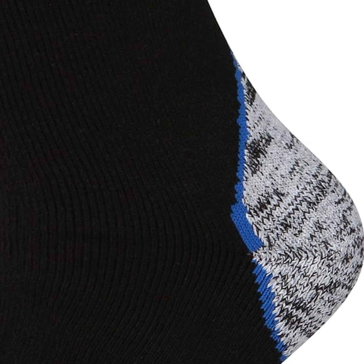 6 Pairs Anti Blister Men's Trekking Socks Reinforced Heel and Toe Cushioned Hiking Walking Work Boot Socks Sizes 6-11 Assorted Colors by Sock Stack