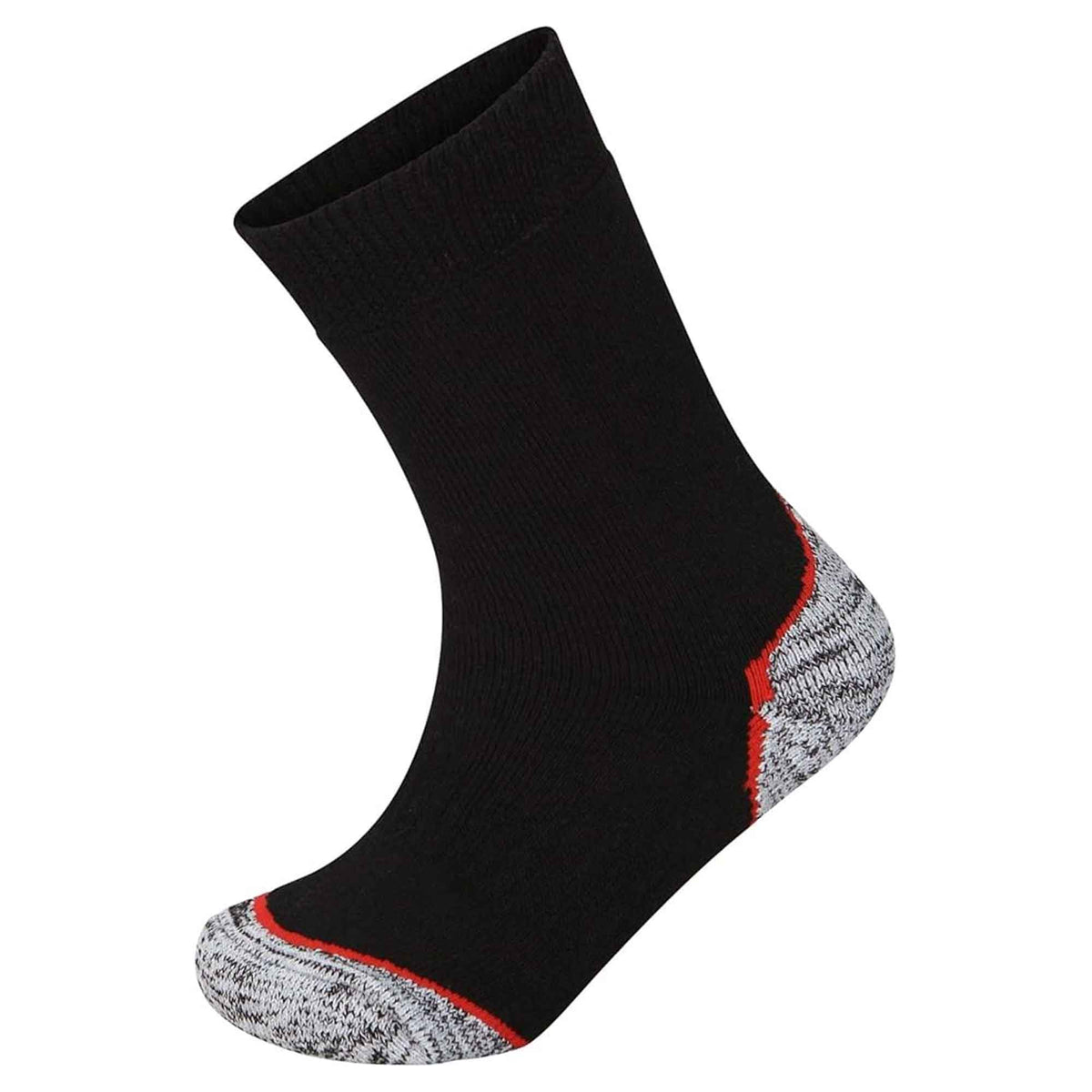 6 Pairs Anti Blister Men's Trekking Socks Reinforced Heel and Toe Cushioned Hiking Walking Work Boot Socks Sizes 6-11 Assorted Colors by Sock Stack