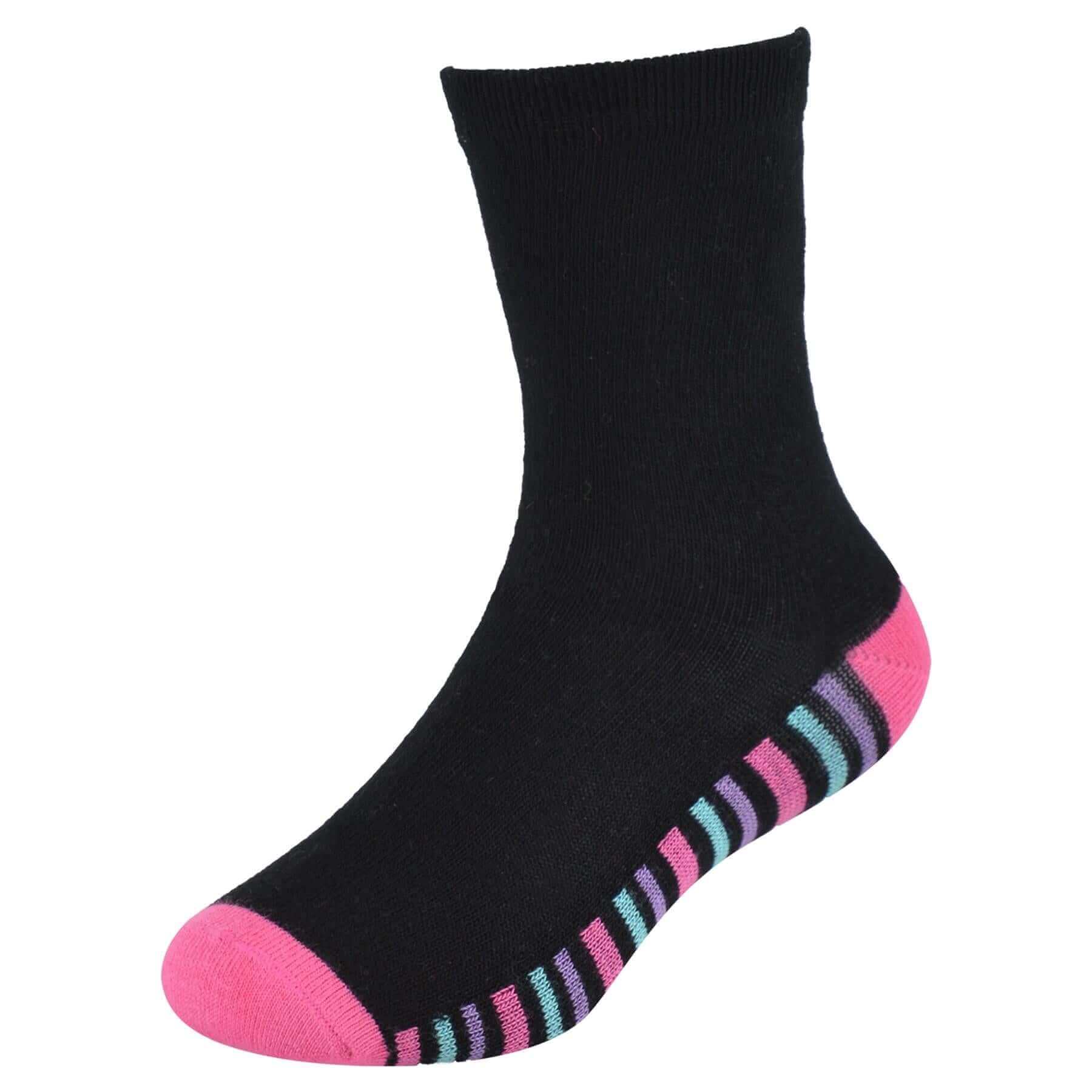 6 Pairs Kids Bamboo Socks Breathable Anti-Bacterial Moisture-Wicking Soft Comfortable Casual Socks for Boys and Girls Ages 2-13 Eco-Friendly Hypoallergenic Durable by Sock Stack