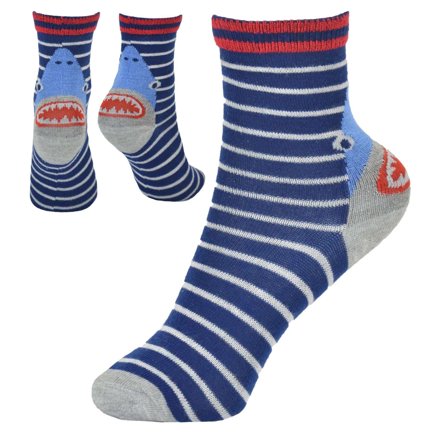 6 Pairs Kids Bamboo Socks Breathable Anti-Bacterial Moisture-Wicking Soft Comfortable Casual Socks for Boys and Girls Ages 2-13 Eco-Friendly Hypoallergenic Durable by Sock Stack