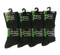 6 Pairs Men's Bamboo Socks Loose Top Soft Grip Anti Bacterial Moisture-Wicking Reinforced Heel and Toe Comfortable Durable UK 6-11 EUR 39-45 by Sock Stack