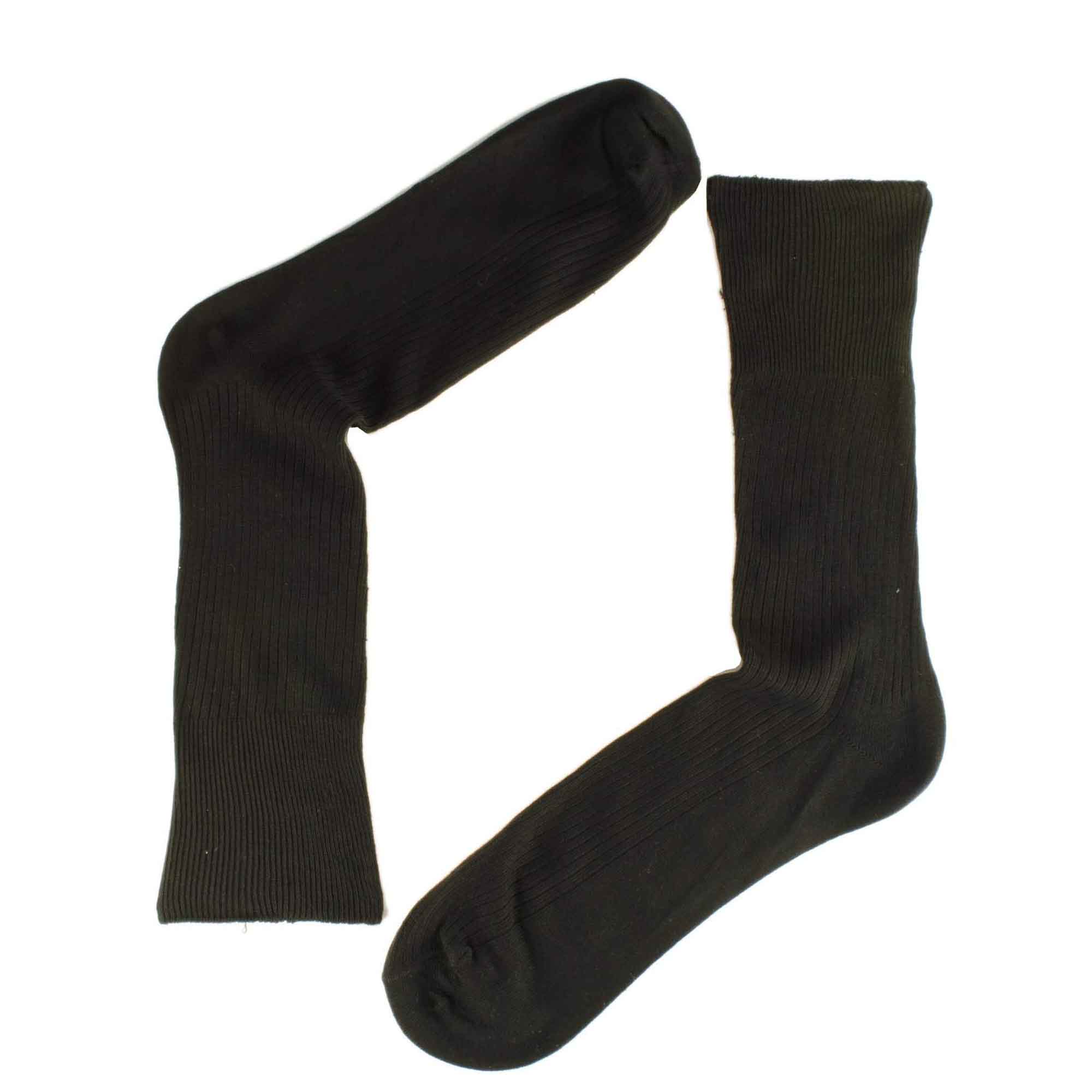 6 Pairs Men's Diabetic Wool Socks Non Elastic Loose Top Moisture Wicking Antibacterial Sustainable for Sensitive Skin by Sock Stack