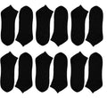 6 Pairs Mens Lightweight Breathable Cotton Blend Ankle Trainer Socks with Arch Support for Running Gym Everyday Wear in Black White Navy Grey Sizes UK 6-11 EUR 39-45 by Sock Stack