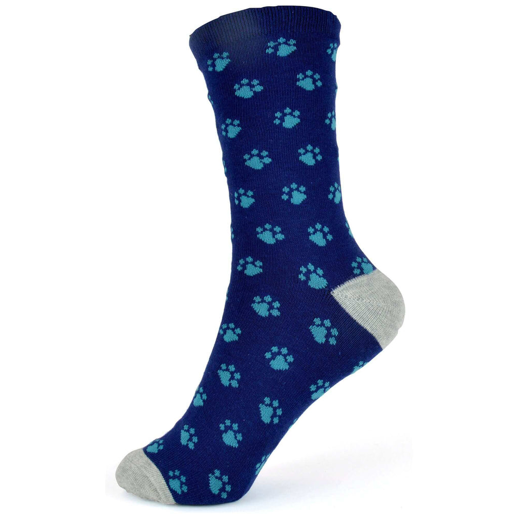 6 Pairs Women's Cotton Rich Socks Fun Designs Stripes Dots Leopard Fox Dog Cat Prints UK 4-7 Breathable Durable by Sock Stack