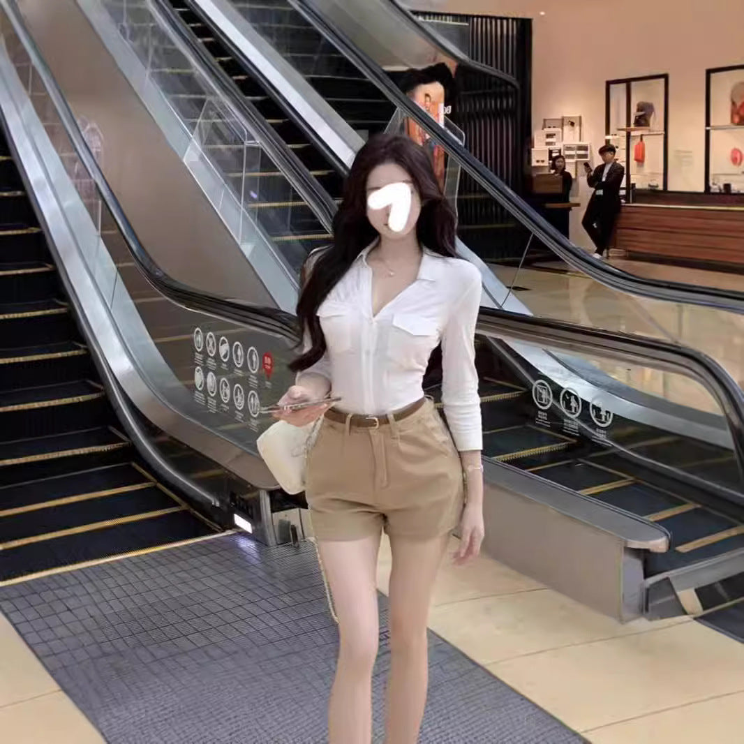 Women's Long Sleeve Shirt Top