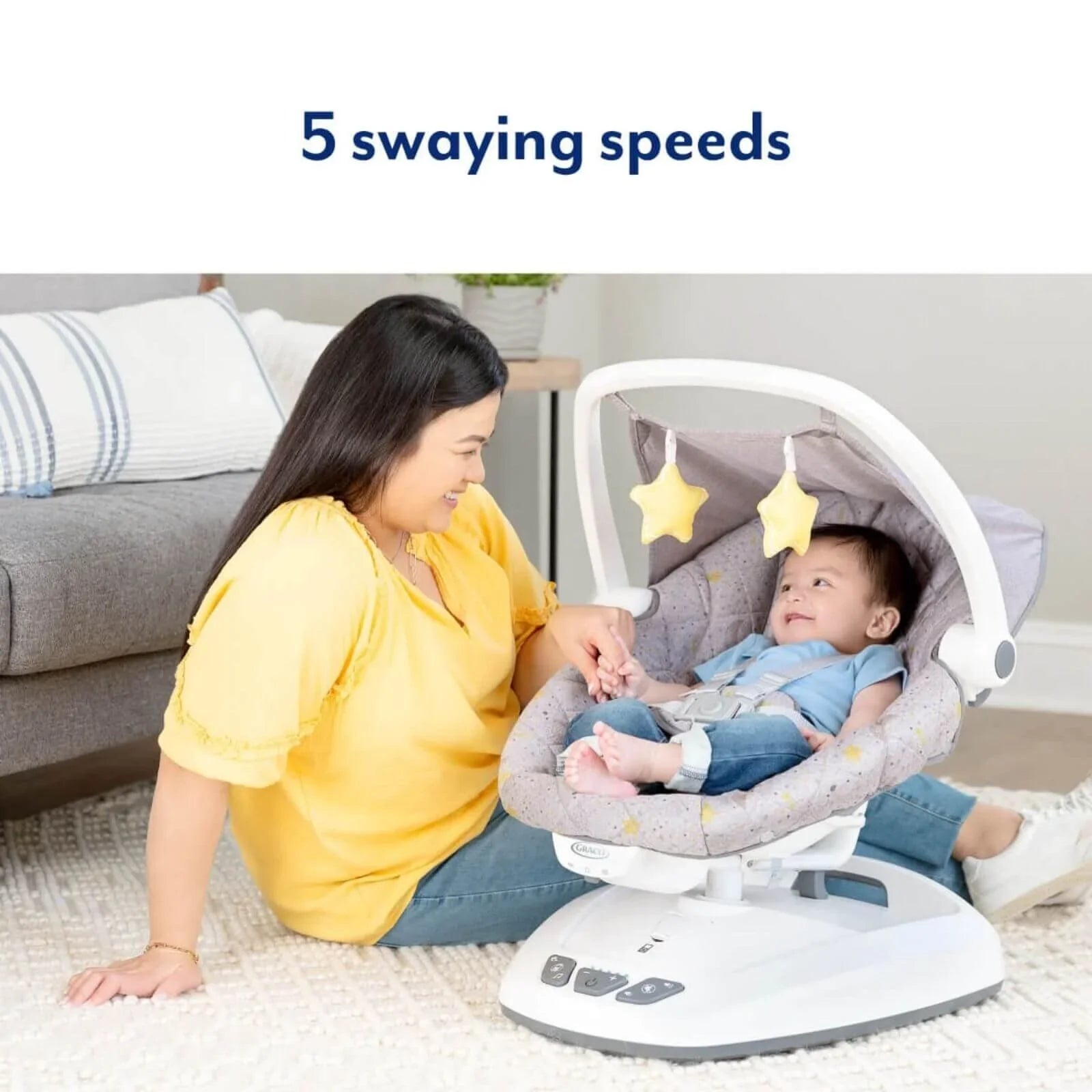 Graco Move with Me Soother with Canopy - Little Adventures
