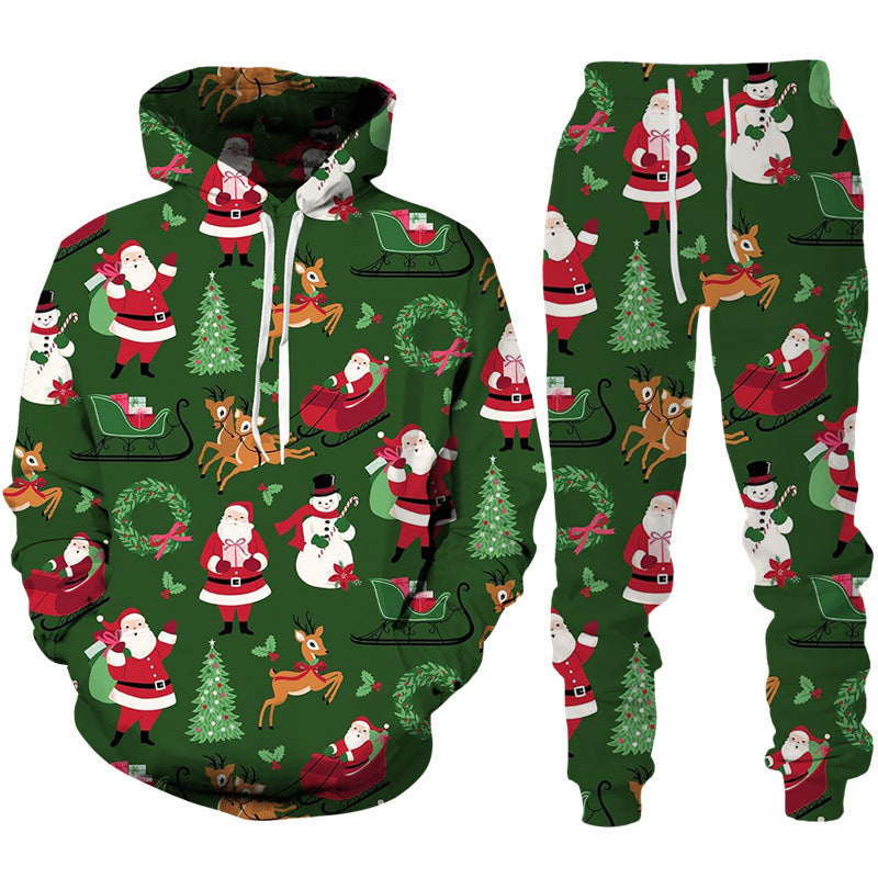 Christmas Series Hooded Sweatshirt And Sweatpants