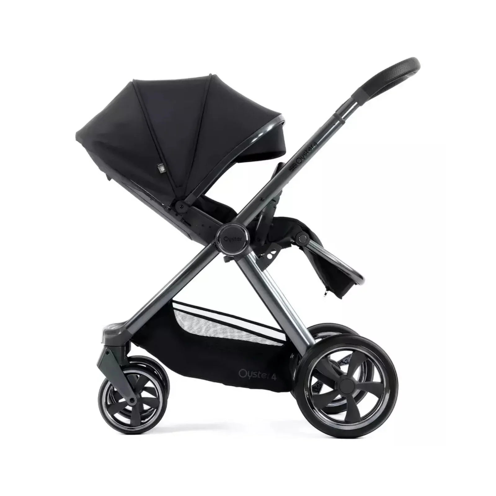Oyster 4 Single Stroller - Carbonite