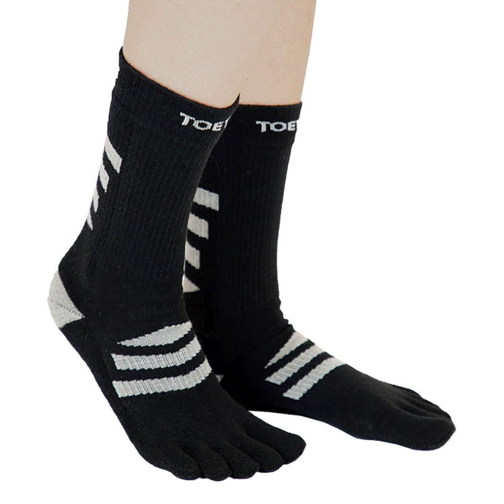 1 Pack Mens & Ladies Outdoor 3D Terry Walker Toe Socks