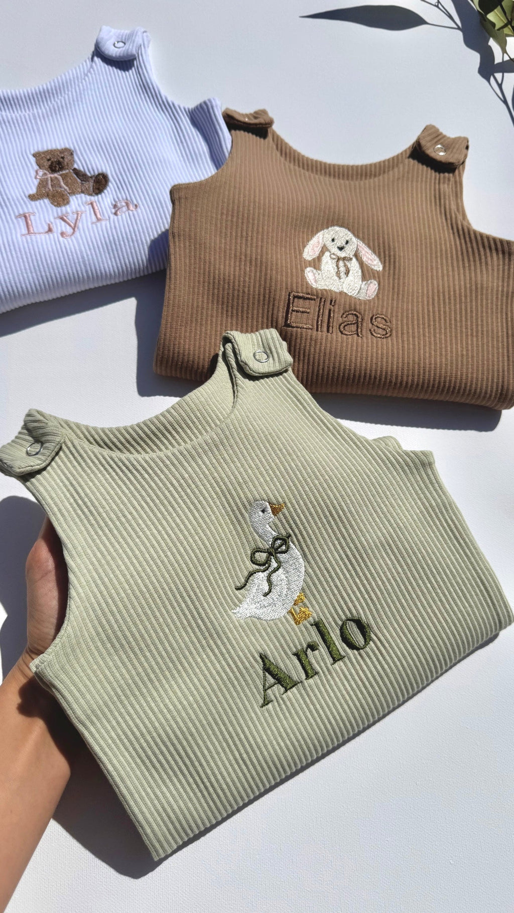 Animal Theme Personalised Dungarees