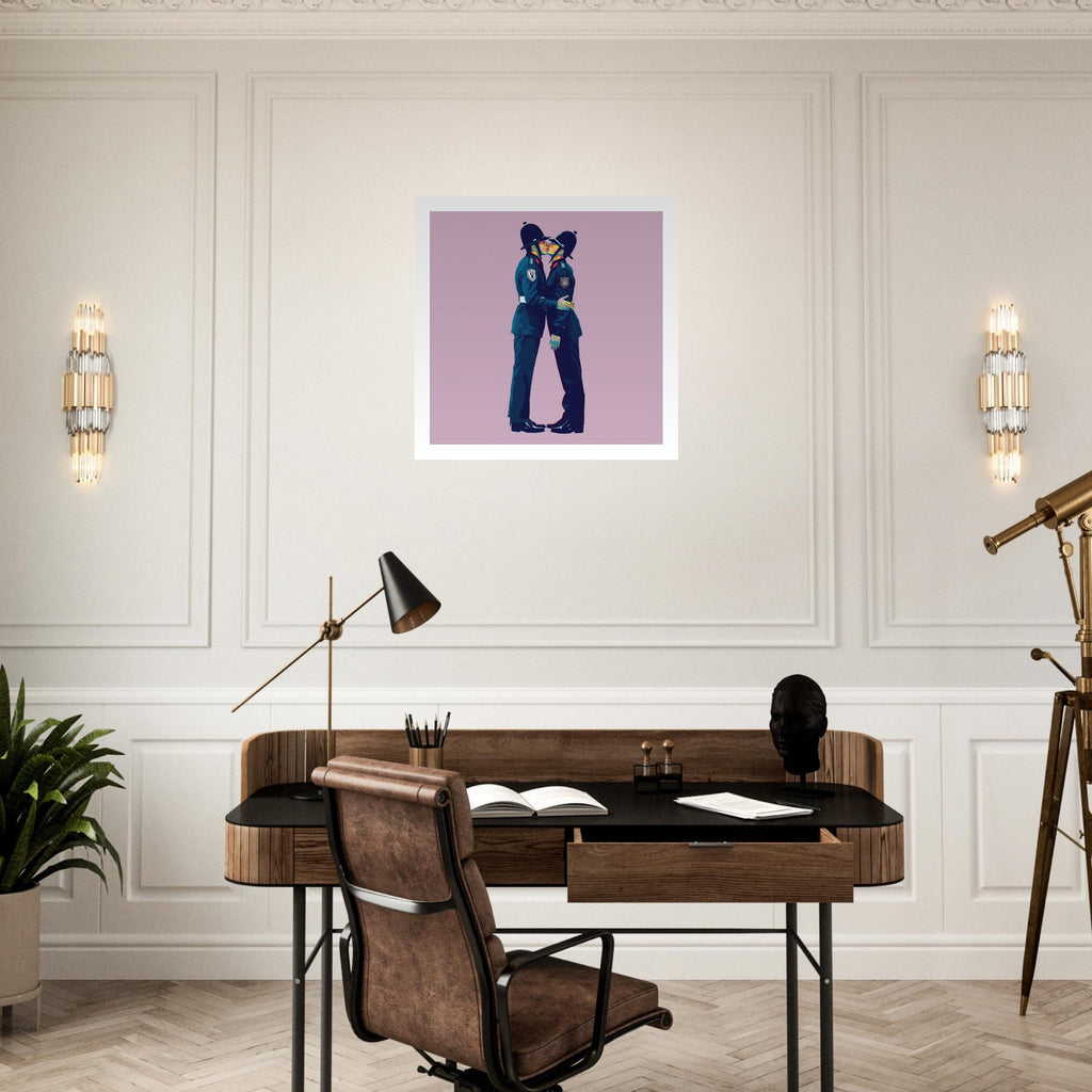 Bold Love Poster - Vibrant LGBTQ+ Pop Art Print - Perfect for Home Decor