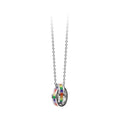 Rainbow Pride Couple Necklace in Titanium Steel