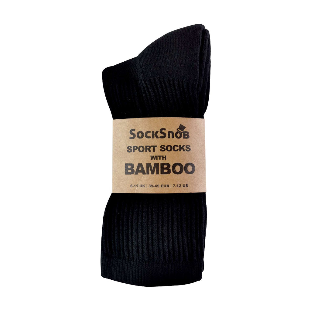 Mens Bamboo / Organic Cotton Running Sport Socks (Multipack Options)