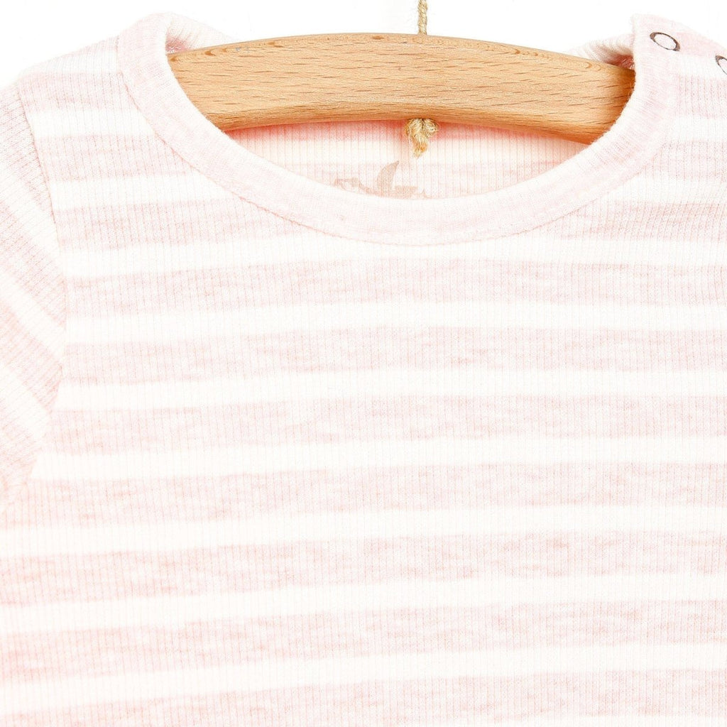 Newborn Fashion Club Long Sleeve Bodysuit - Light Pink