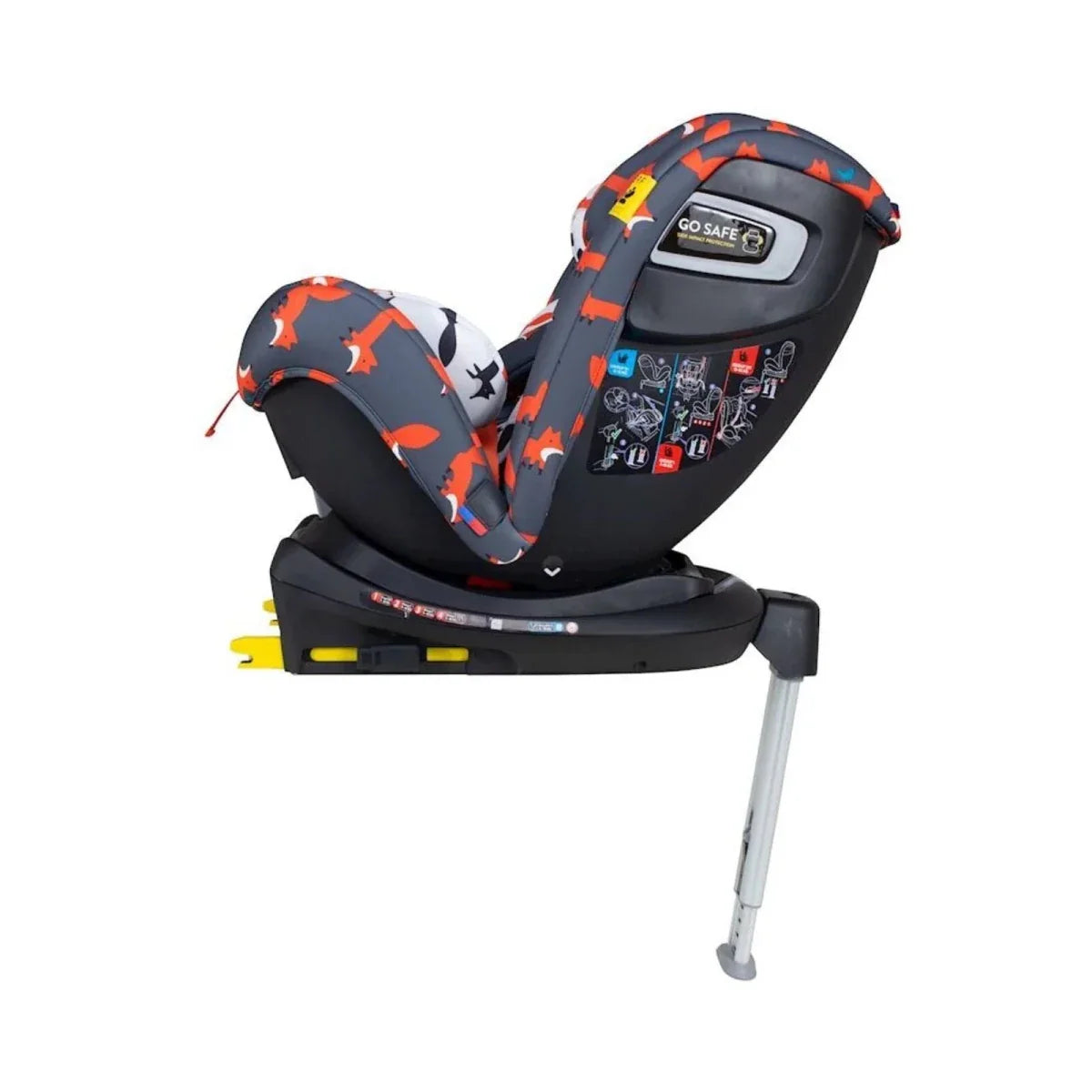Cosatto All in All 360 Rotate i-Size Car Seat - Charcoal Mister Fox