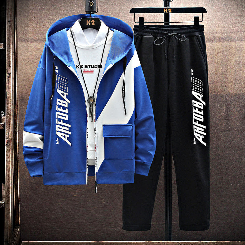 Men's Casual All-match Sports Sweatshirt Suit