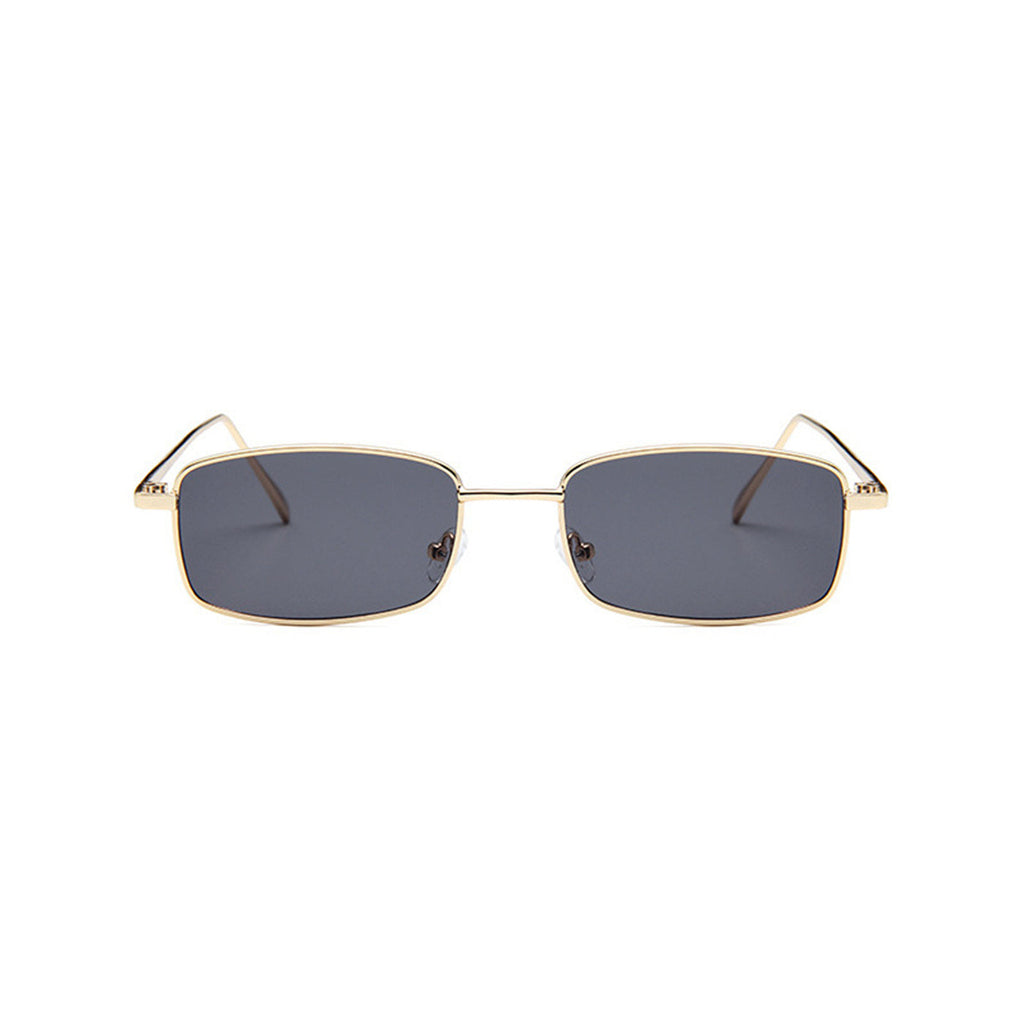 Retro Small Box Square Metal Glasses