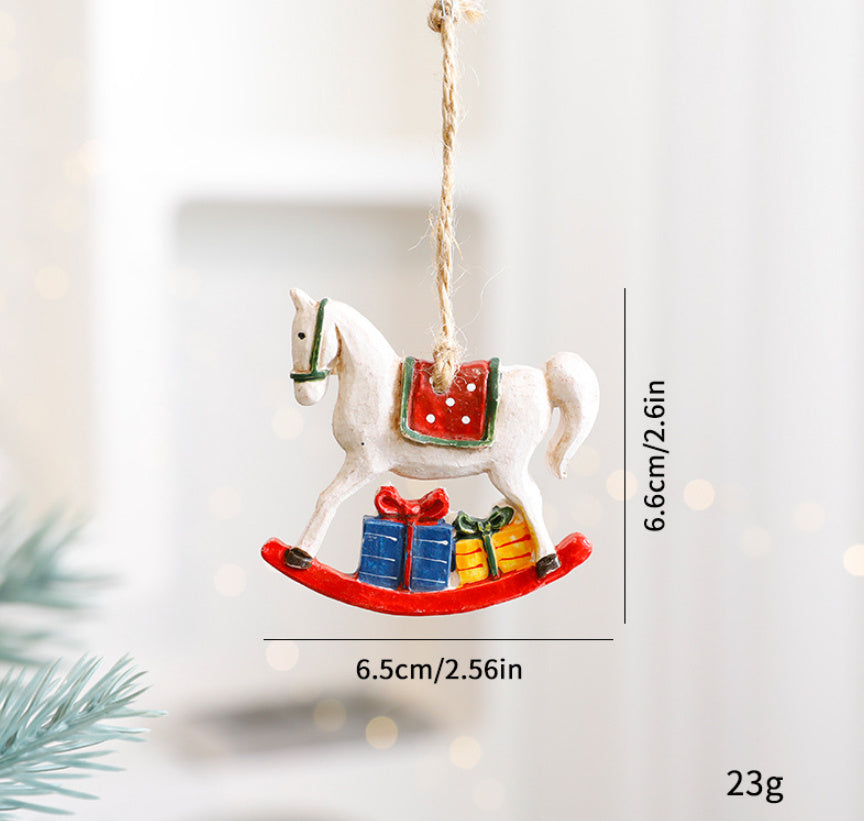 Christmas Decorations Cartoon Elk Ornaments