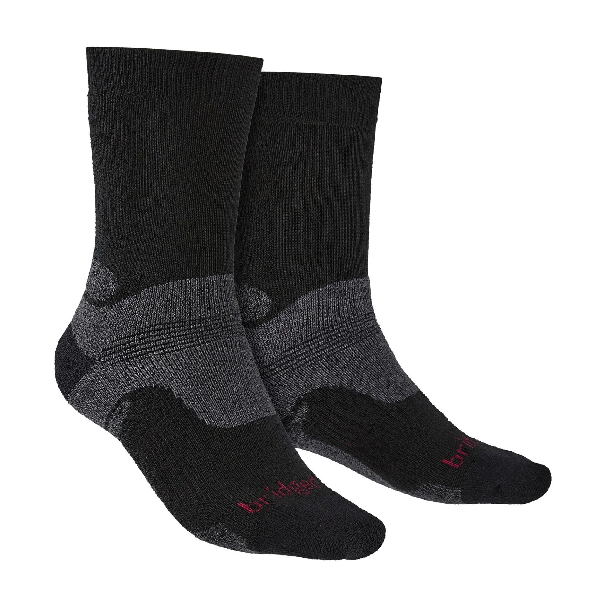 1 Pack Mens Hiking Midweight Merino Wool Boot Socks