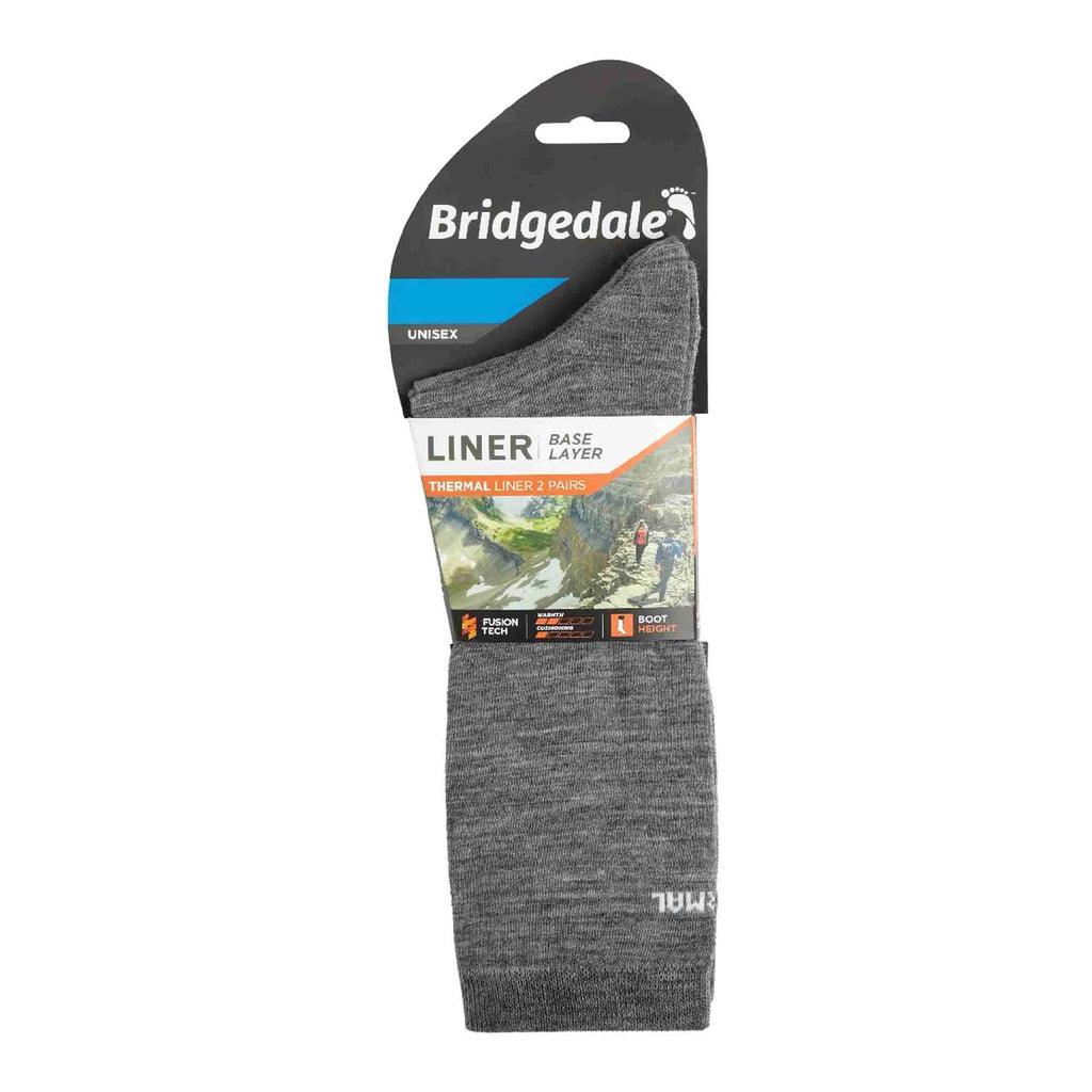 2 Pack Liner Base Layer Thermal Liner Boot Socks