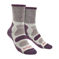 1 Pack Ladies Hiking Lightweight Cotton Coolmax Boot Socks