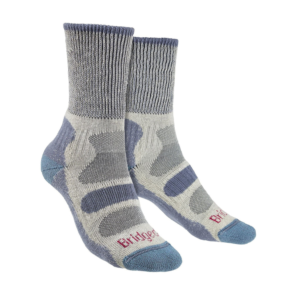1 Pack Ladies Hiking Lightweight Cotton Coolmax Boot Socks