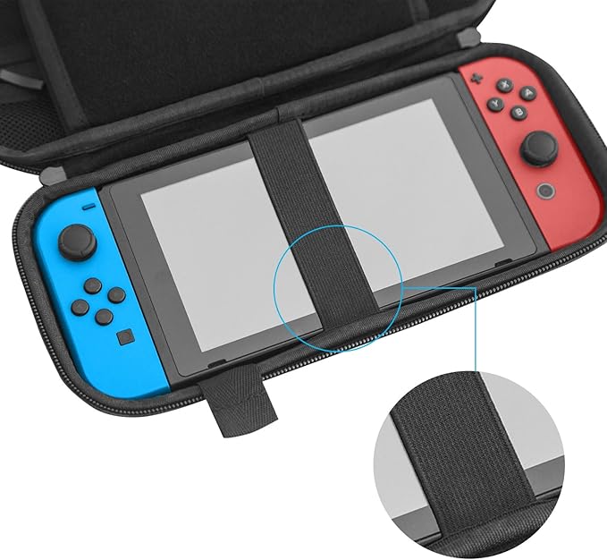 Nintendo Switch Carry Case 20 Game Cartridge Holders Plus Space for Joycons etc