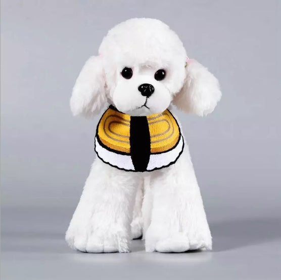 Pet dog cat saliva towel scarf