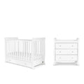 Ickle Bubba Snowdon 4-in-1 Mini Furniture Set Fibre Mattress 2 pcs - White