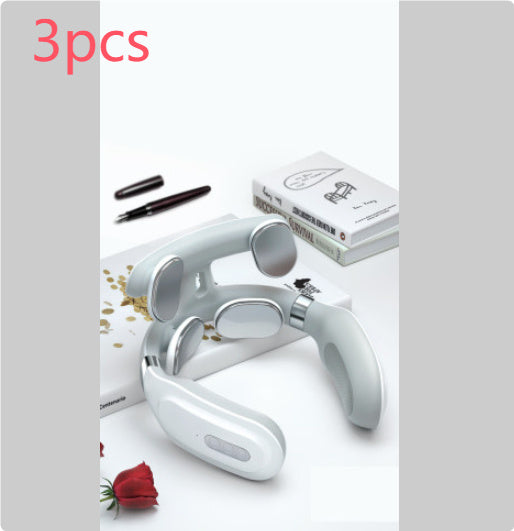 5 Modes Neck Massager Portable Electromagnetic Pulse Neck Massager With Heating Function Neck Relax For Pain Relief