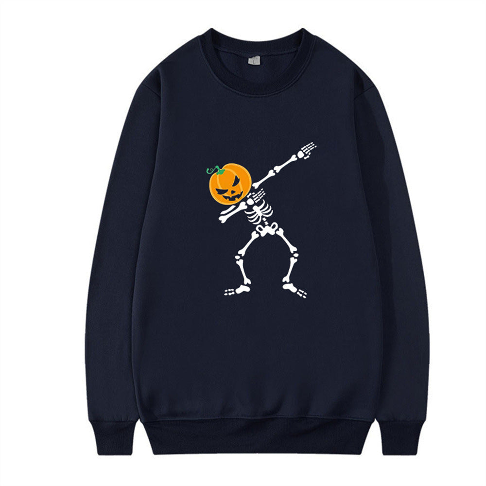 Women's Creative Leisure Printed Crew Neck Top