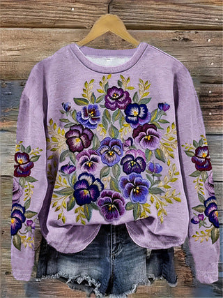 Women's Long-sleeve T-shirt With 3D Print