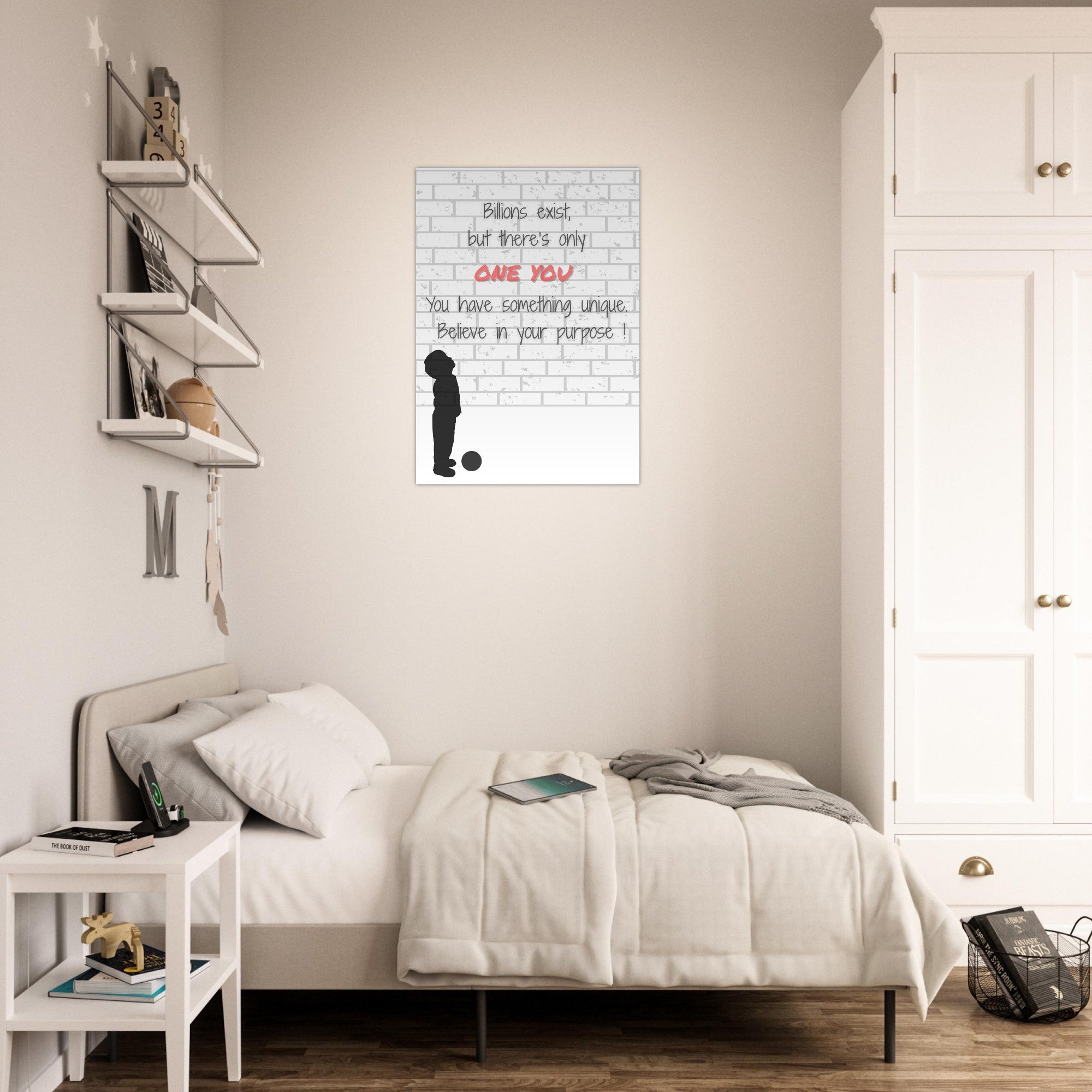 Believe in Your Purpose Poster – Inspirational Wall Art – Motivational Quote Print