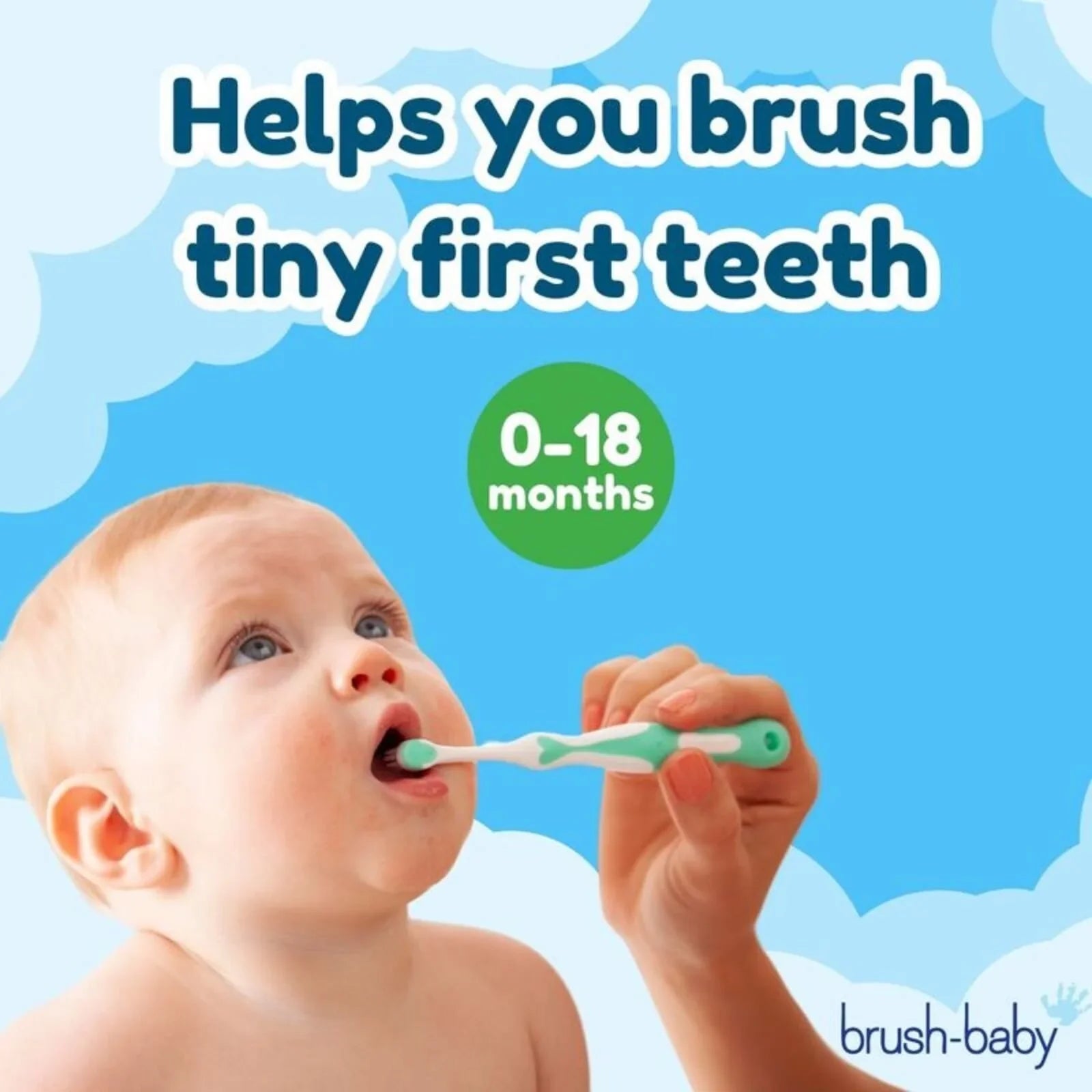 brush-baby First Brush Pack of 2 - Mixed Colours