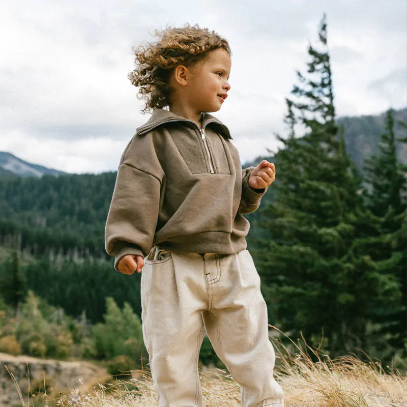 Nordic Style Kids’ Cotton Sweater – Cozy Pullover (90–130cm)