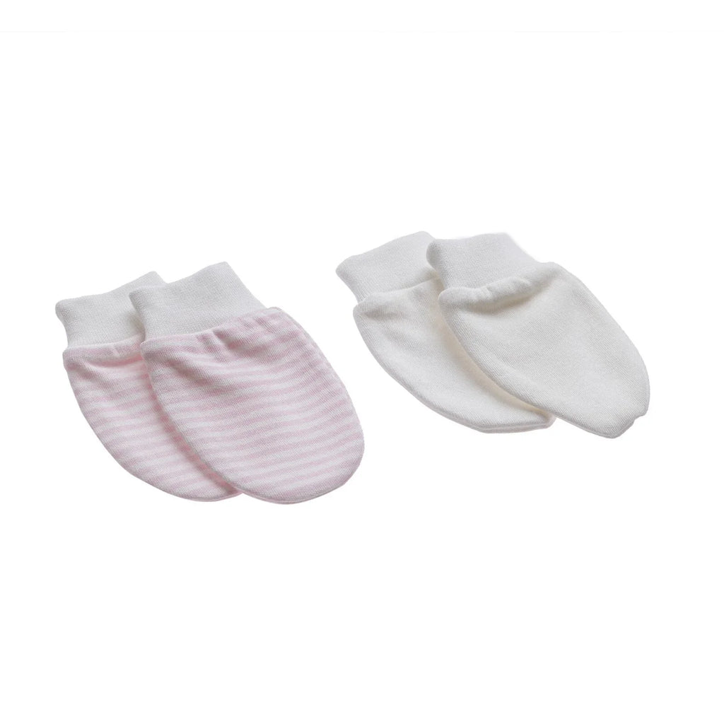 HelloBaby Newborn Mittens - Ecru
