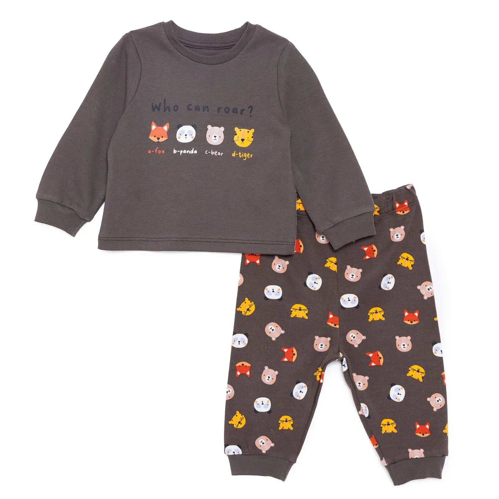 HelloBaby Long Sleeve Pyjamas Khaki