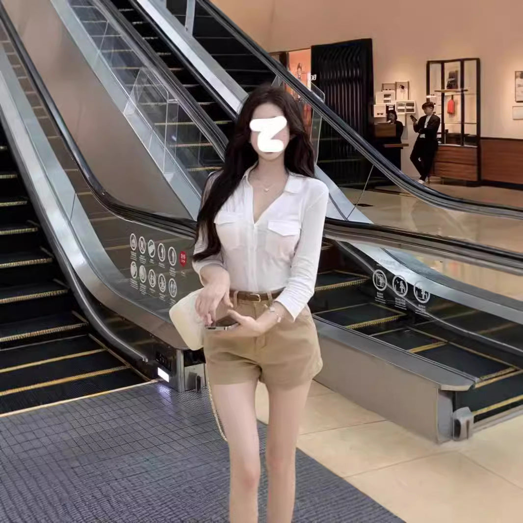 Women's Long Sleeve Shirt Top