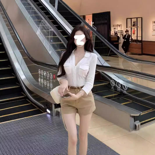 Women's Long Sleeve Shirt Top