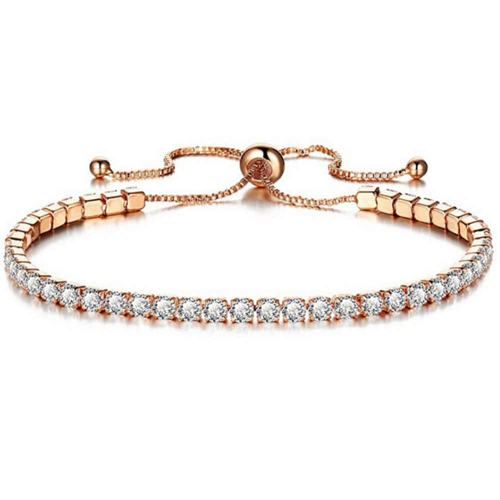European And American Crystal Bracelet Light Luxury Micro Inlaid Zircon